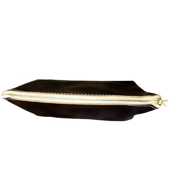 Portland Leather Goods Total Eclipse Makeup Bag In Grizzly - Picture 5 of 6